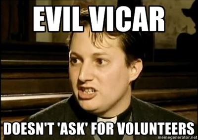 Our volunteer Subdeacons can tell you horror stories. (anglicanmemes.org)